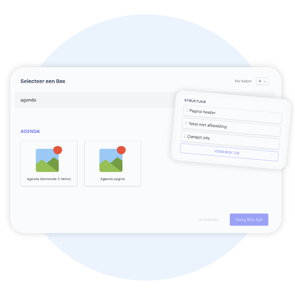 Plaatsing en weergave