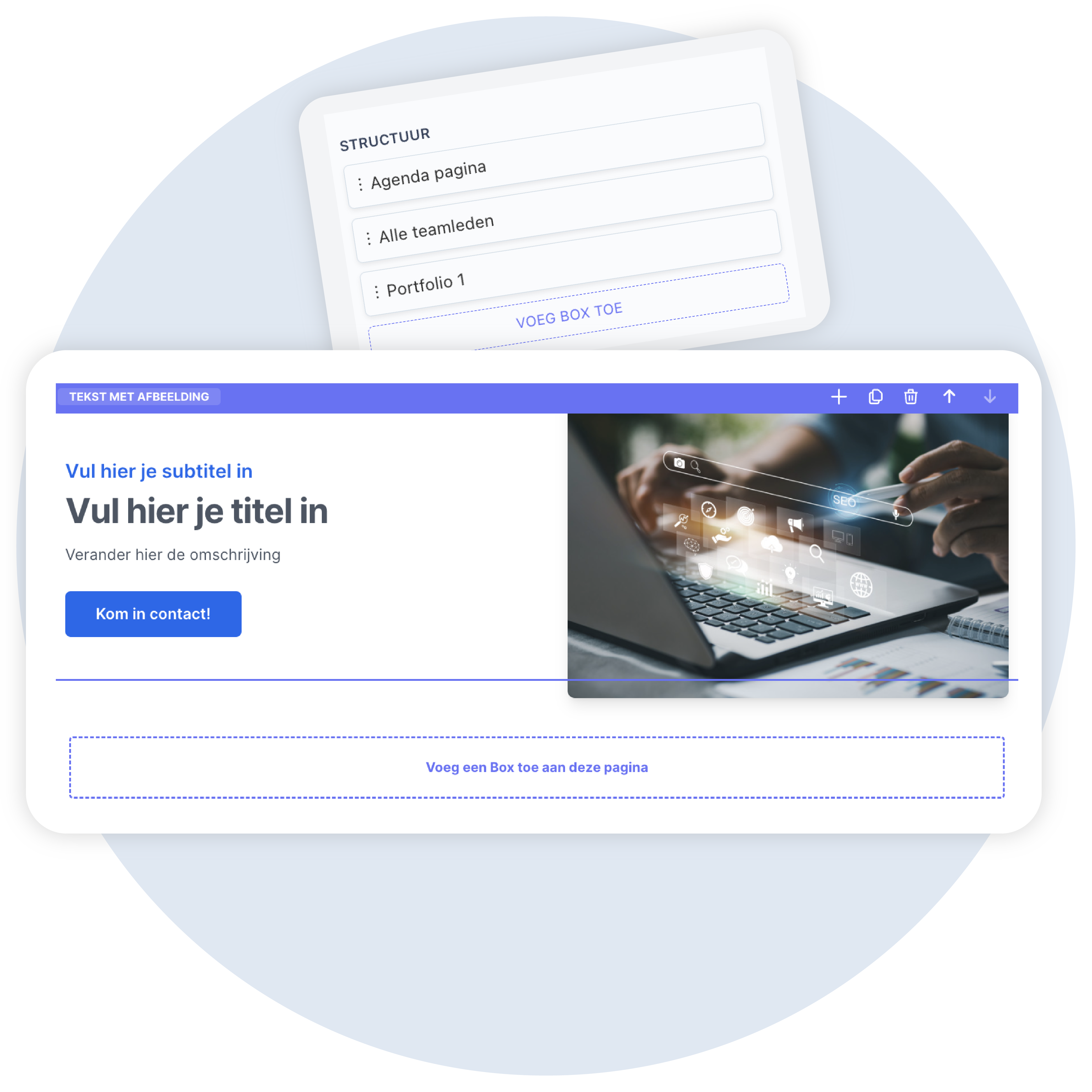 Voeg gemakkelijk content toe